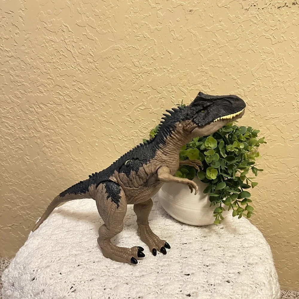 Jurassic World Dominion Extreme Damage Roarin' Allosaurus HFK06 Dinosaur Mattel - Picture 8 of 14